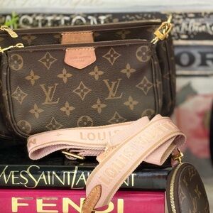 Louis Vuitton Brown Monogram Crossbody Bag